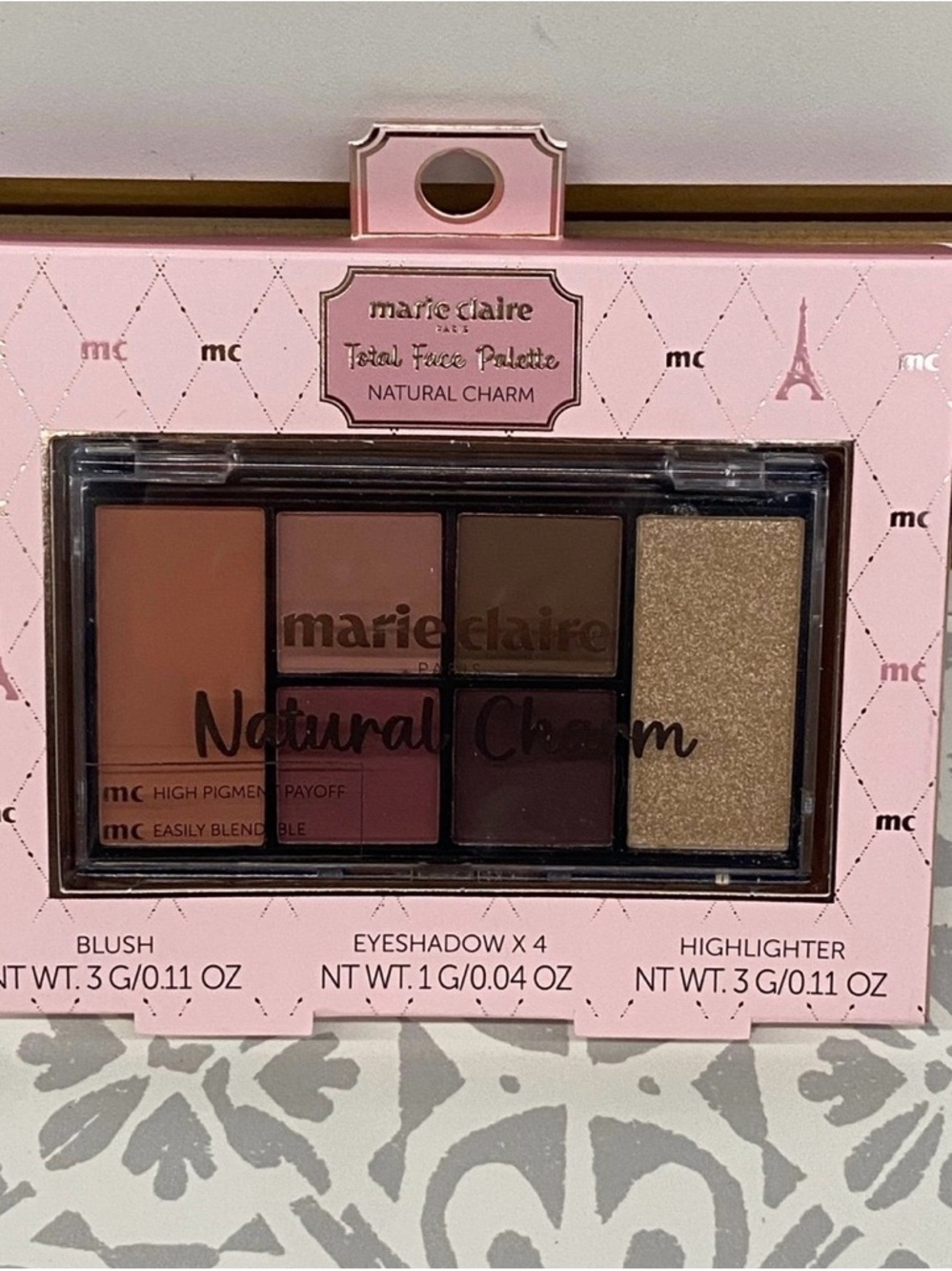 Marie Claire total face palette natural charm